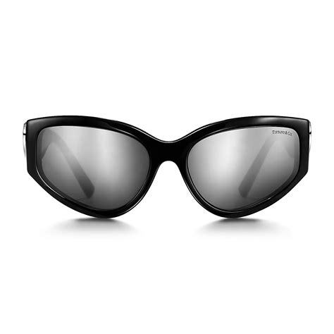 Return to Tiffany™ Sunglasses in Black Acetate with .